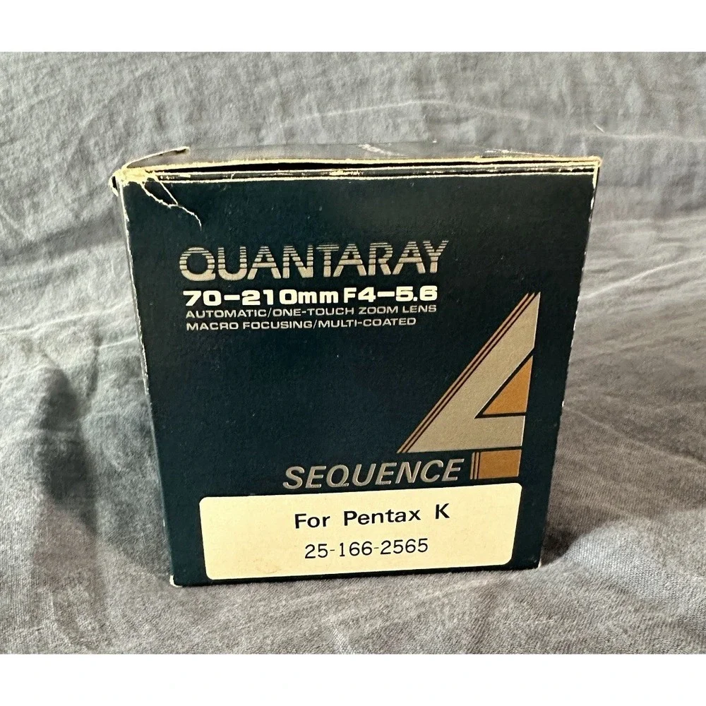 NEW Quantaray 70-210mm f4-5.6 Sequence Lens for Pentax K ‎ 25-166-2532